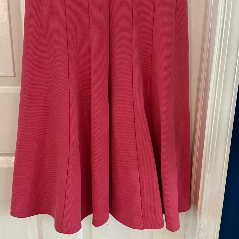 NWT Women’s by Anthropologie Lincoln Center Pink Fit & Flare Dress Size Medium